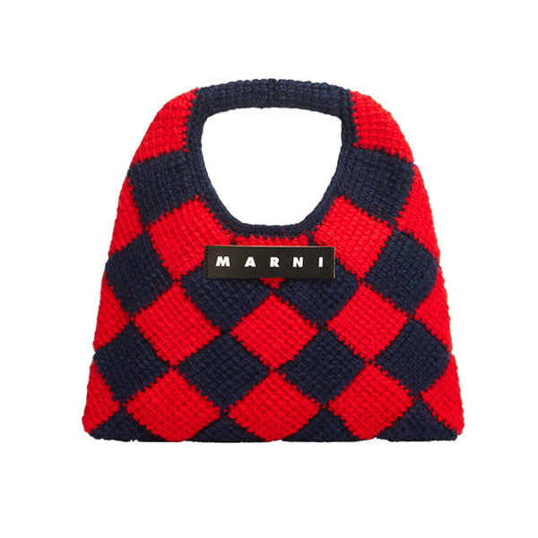 【年に一度の超お買い得セール！】人気アイテム再入荷！MARNI マルニ ニットバック スモール ニットバッグ marni バッグ 秋冬新作 MARNI MARKET レディース ニット バッグ ハンドバッグ 全5色 ギフト お出かけ